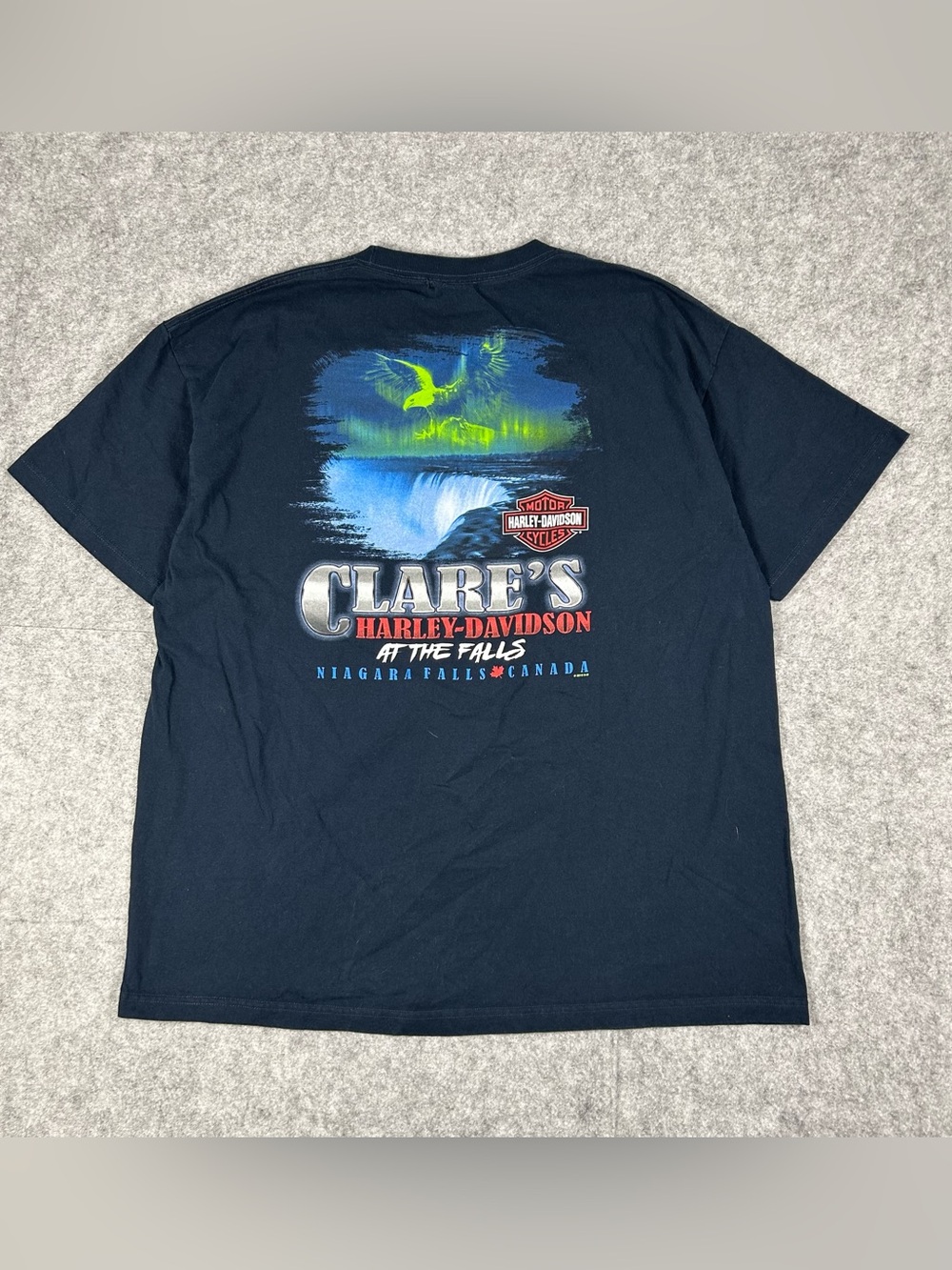 Vintage Harley Davidson Niagara Falls. Y2K Biker T Shirt Size XL